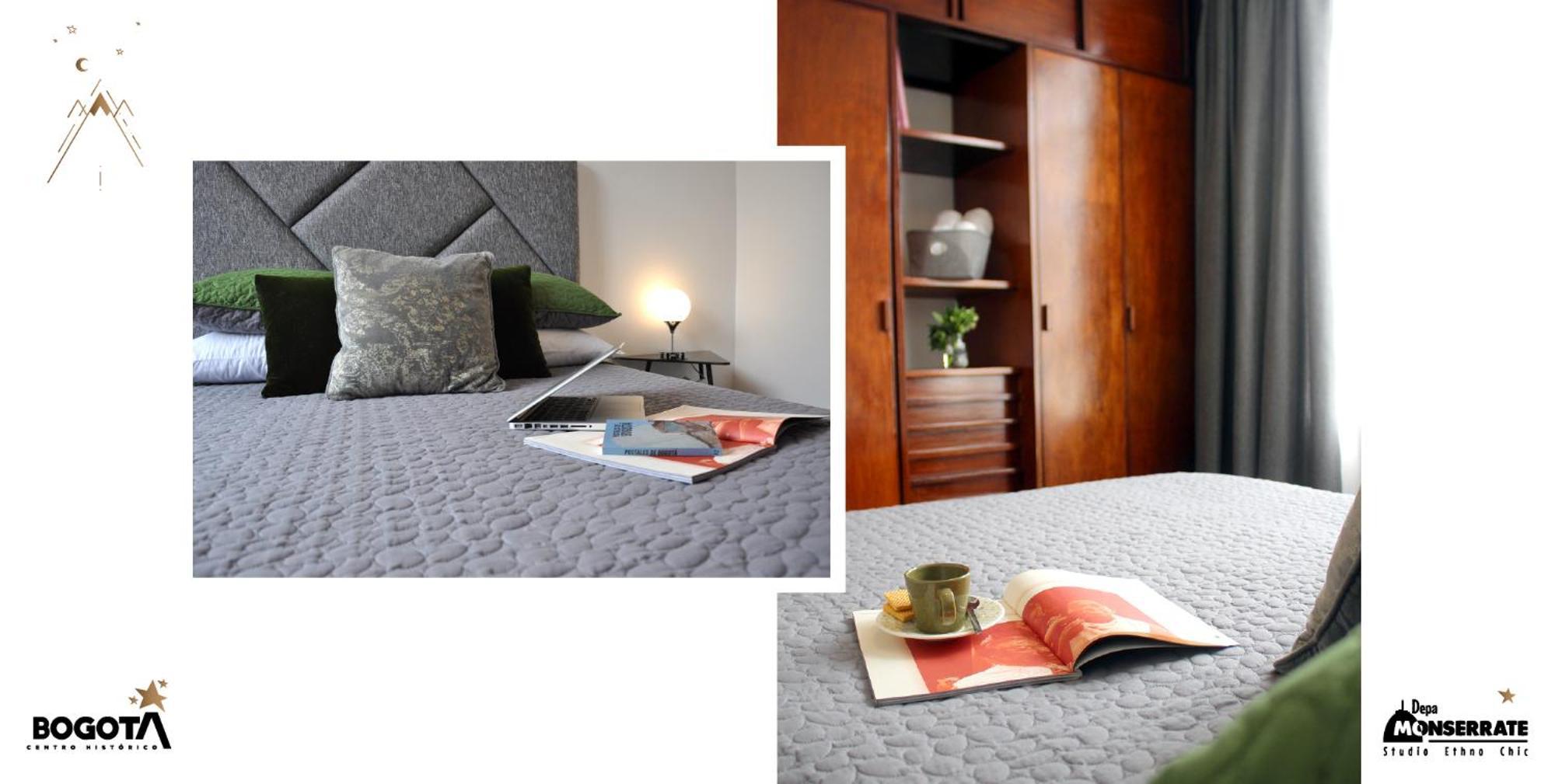 Depa Monserrate - Charming Historic Nest With Breathtaking Mountain Views - Apartaestudio Bogotá Extérieur photo