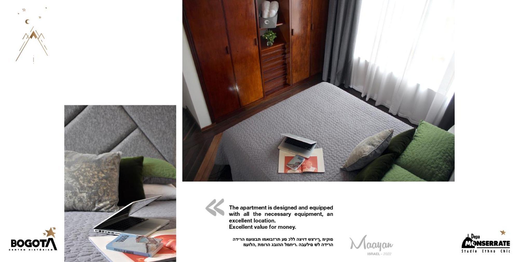 Depa Monserrate - Charming Historic Nest With Breathtaking Mountain Views - Apartaestudio Bogotá Extérieur photo