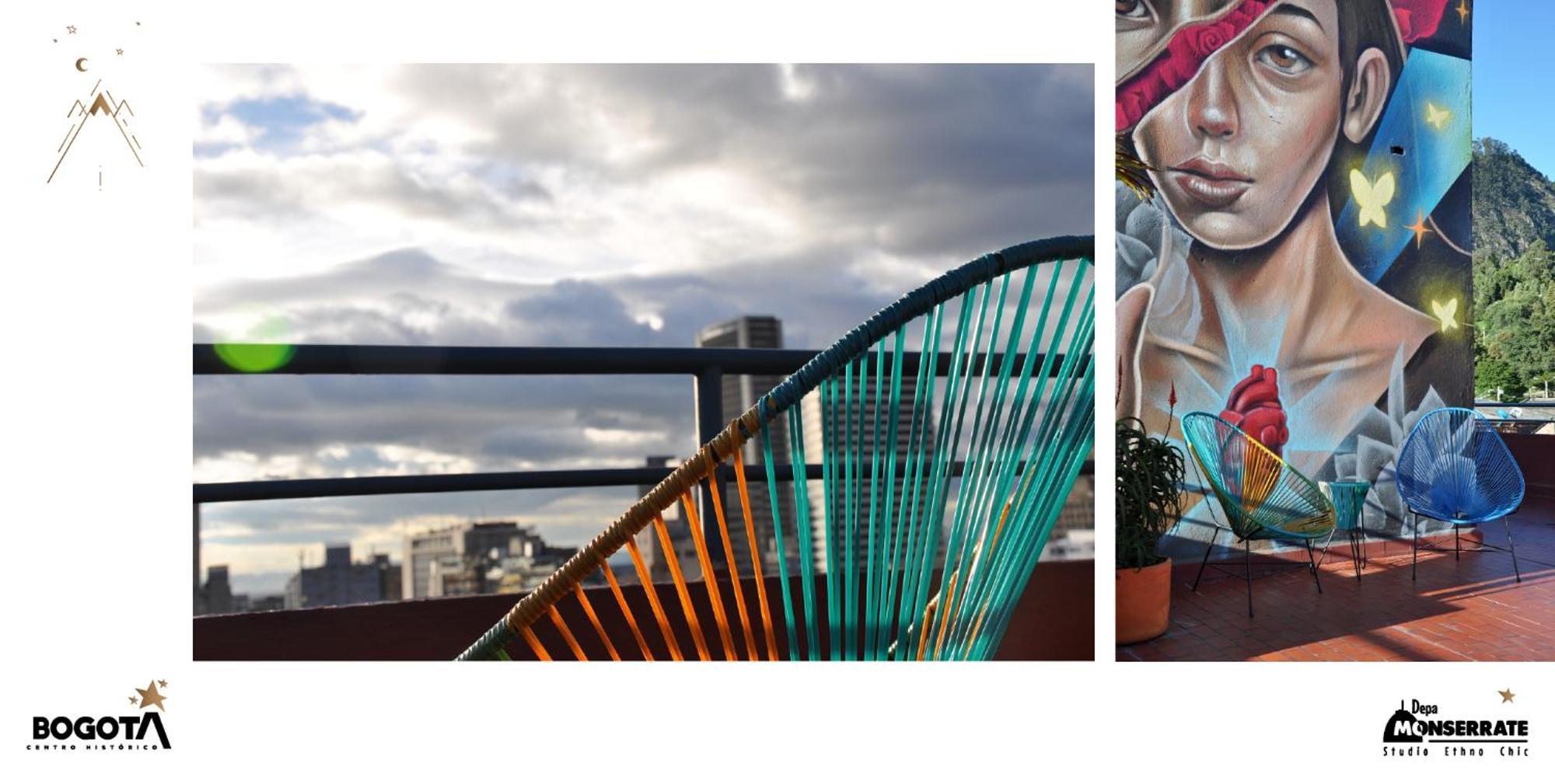 Depa Monserrate - Charming Historic Nest With Breathtaking Mountain Views - Apartaestudio Bogotá Extérieur photo